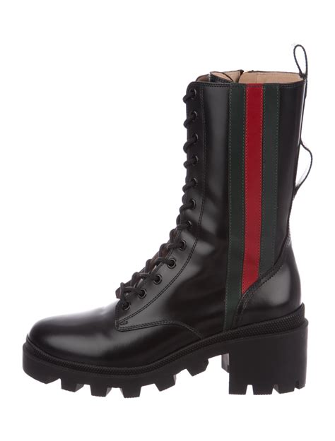 gucci martin boots|high top Gucci boots.